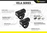 MOON 350-VELA 350LM HEADLIGHT