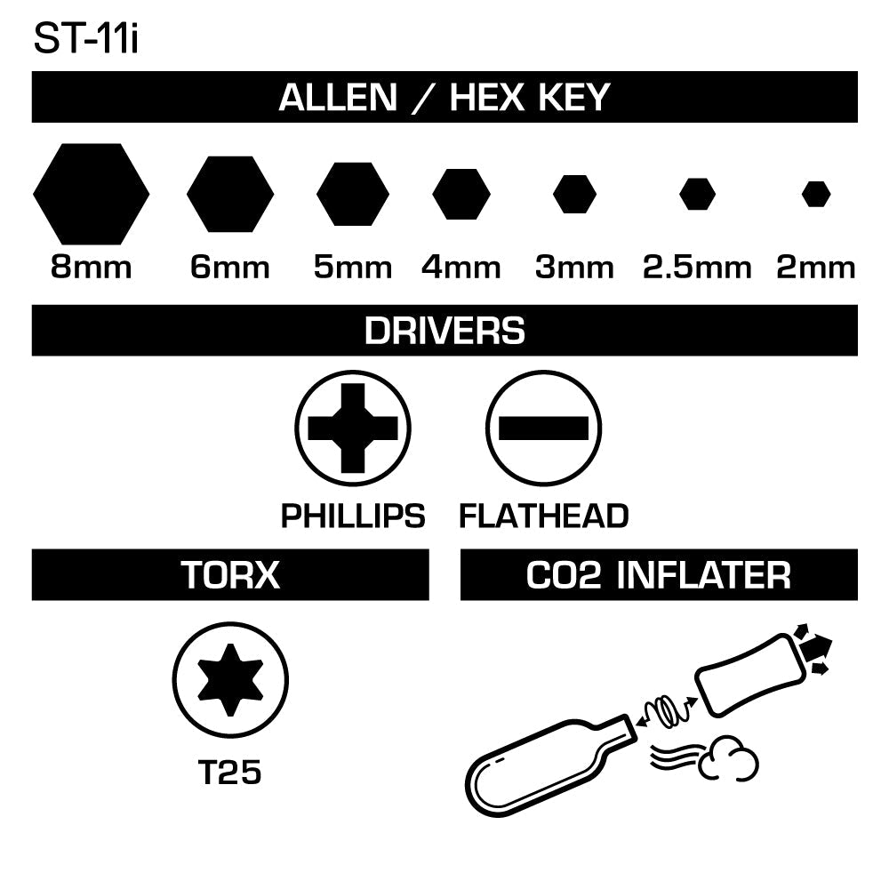 (ST-11i) 11 Function CO2 Tool