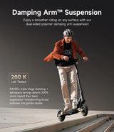 NAVEE   ST3   Pro   Electric   Scooter｜Damping   Arm™   Suspension｜46.6miles   Eco-range｜1350W