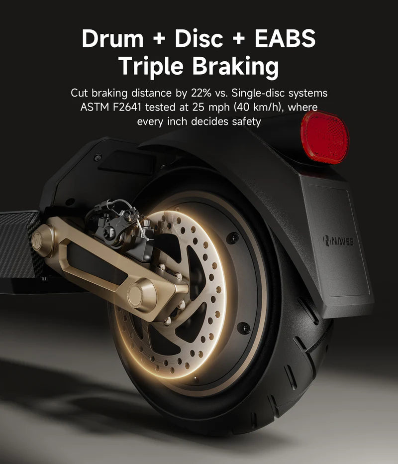 NAVEE   ST3   Pro   Electric   Scooter｜Damping   Arm™   Suspension｜46.6miles   Eco-range｜1350W
