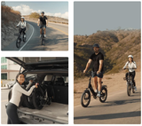 OKAI FlexMov EBF10 Folding Electric Bike for Adults 350W Long Range 59 Miles 20x3 Fat Tires