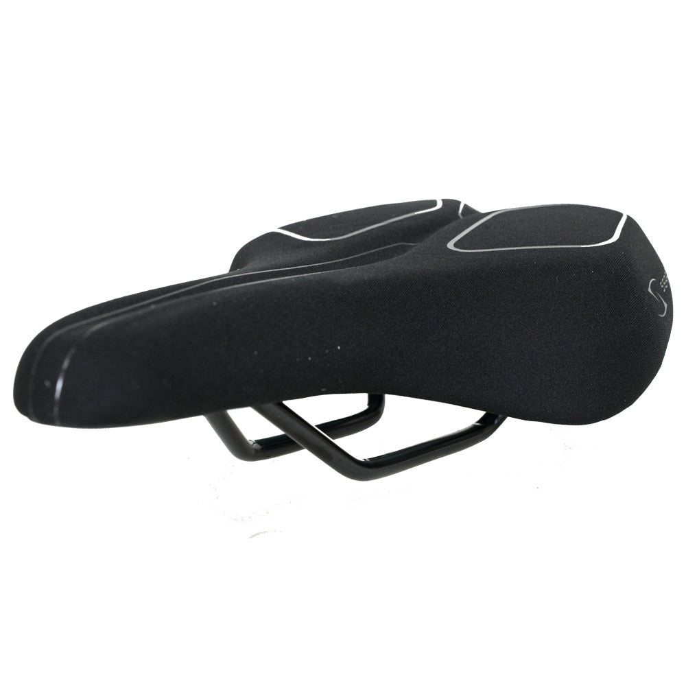 (TBM-40L) Tailbones® Memory Foam Lycra Dual Density Saddle