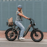 Valen Rev+ Fat Tire Electric Bike - Step Through