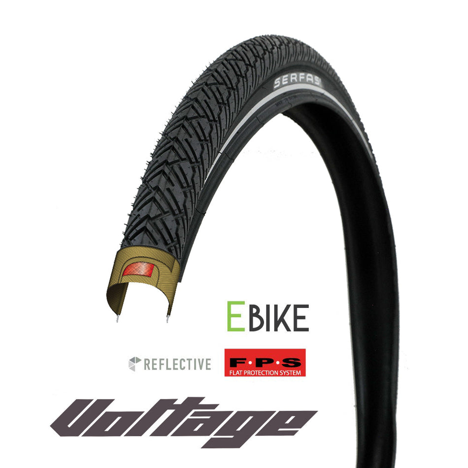 (E-VLT) E-Voltage W/Reflective Sidewall: 27.5 x 2.2