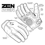 ZLM-HV Men's Full Finger Zen Hi-Vis