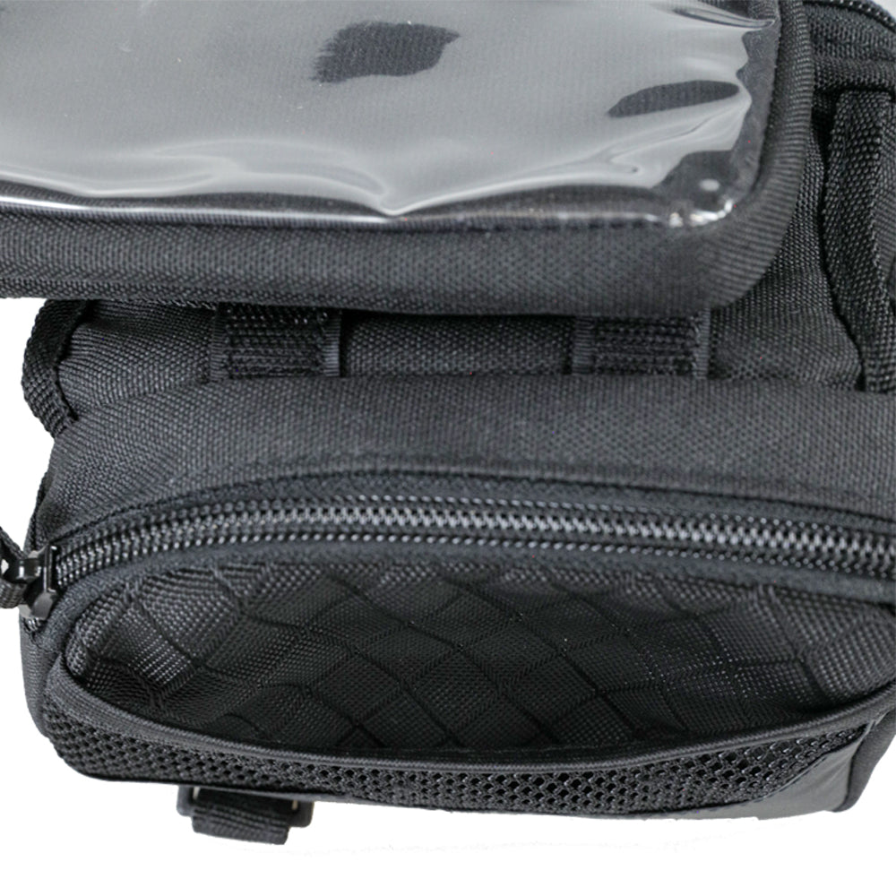 (LT-STM5BK) Stem Dual Phone Bag - Zipper
