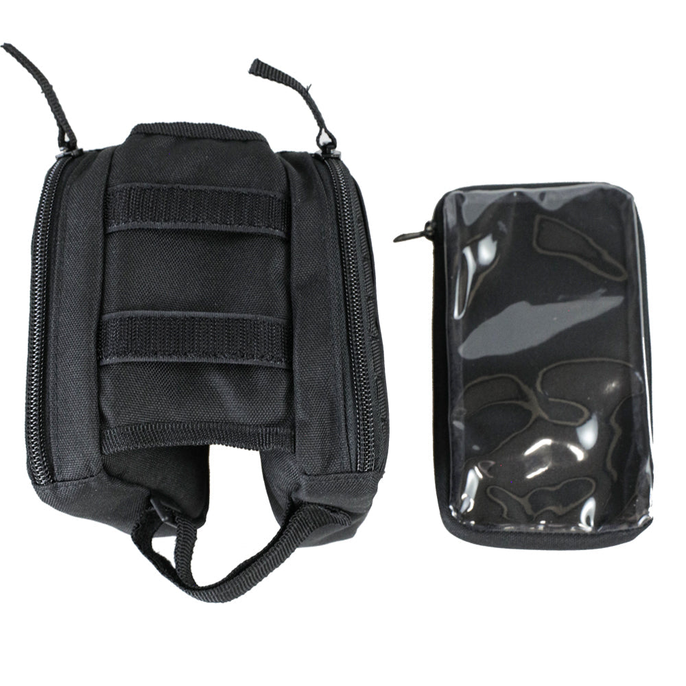 (LT-STM5BK) Stem Dual Phone Bag - Zipper