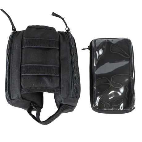 (LT-STM5BK) Stem Dual Phone Bag - Zipper