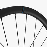 WHEEL, WH-RS710-C32-TL, REAR, 24H, FOR 11/12S, OLD:142MM, R:12MM E-THRU, TUBELESS, BLACK, W/TUBELESS TAPE, FOR CL DISC