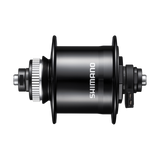 HUB DYNAMO, DH-UR700-3D, 6V 3W, FOR DISC BRAKE(CENTER LOCK), 36H, 100X108MM, QR(BLACK 133MM), FOR 26-28 INCH, E2 TERMIN AL, W/SM-DH10, BLACK