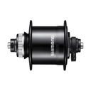 HUB DYNAMO, DH-UR700-3D, 6V 3W, FOR DISC BRAKE(CENTER LOCK), 32H, 100X108MM, QR(BLACK 133MM), FOR 26-28 INCH, E2 TERMIN AL, W/SM-DH10, BLACK