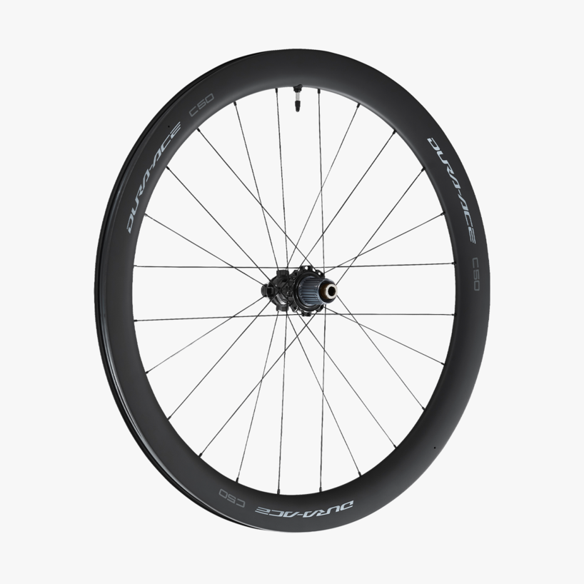 WHEEL, WH-R9270-C50-TL, DURA-ACE, REAR, 24H, FOR 12-S, OLD: 142MM, R: 12MM E-THRU, TUBELESS W/TUBELESS TAPE, W/O BAG FOR CL DISC