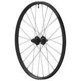 WHEEL, WH-MT601-B-27.5, F&R 24H, FOR 12S F:15/R:12MM E-THRU, TUBELESS, OLD:110/148MM, BLACK, W/TUBELESS TAPE, FOR CL DISC