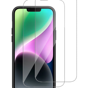 2 Pack Glass Screen Protector Compatible with iPhone 13 Pro Max