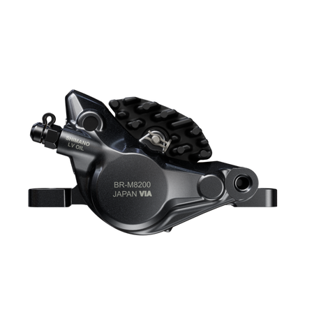 HYDRAULIC DISC BRAKE, BR-M8200, XT, FRONT OR REAR, W/O ADAPTER, W/J04C-MF METAL PAD (W/FIN)