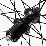 WHEEL, WH-RS710-C32-TL, REAR, 24H, FOR 11/12S, OLD:142MM, R:12MM E-THRU, TUBELESS, BLACK, W/TUBELESS TAPE, FOR CL DISC