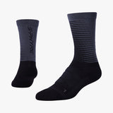 S-PHYRE MERINO TALL SOCKS, BLACK/GRAY, S/M (SHOE SIZE 36-40)