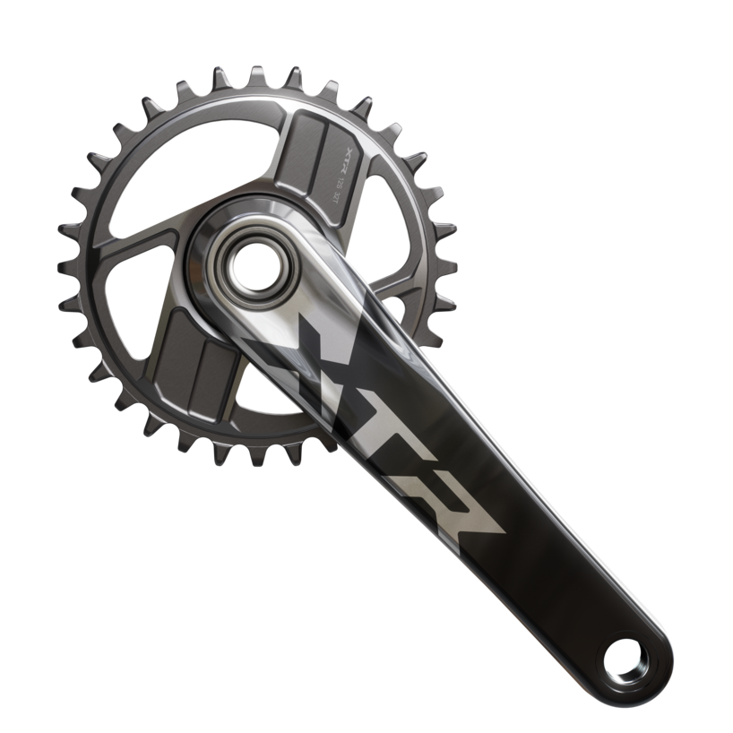 FRONT CHAINWHEEL, FC-M9200, XTR, FOR REAR 12-SPEED, HOLLOWTECH 2, 170MM, W/O CHAINRING, W/O CG, W/O BB PARTS