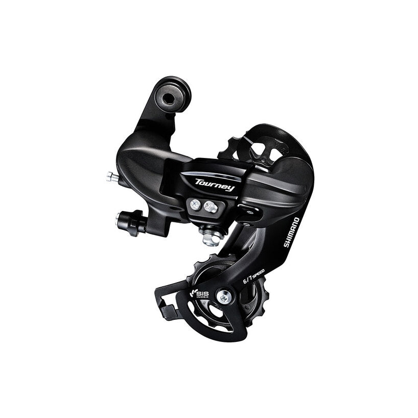 REAR DERAILLEUR, RD-TY300, TOURNEY, 6/7-SPEED, W/RIVETED ADAPTER(BMX-TRACK), REVERSE HANGAR