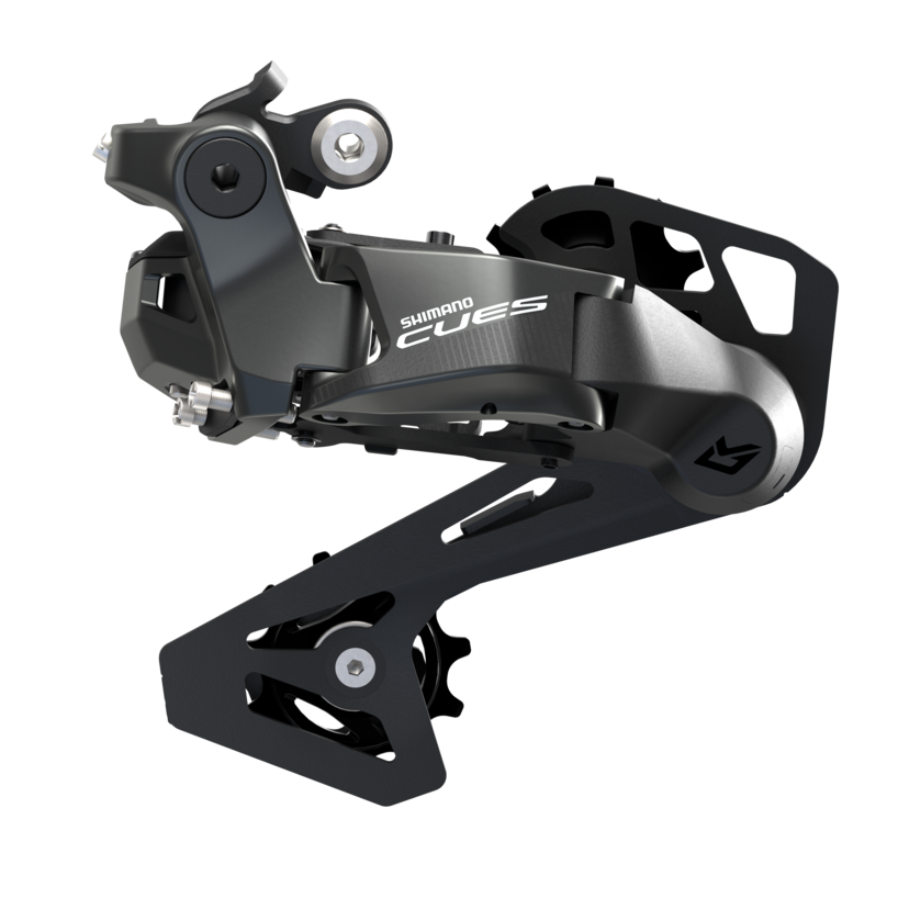 REAR DERAILLEUR, RD-U6050, CUES, GS 10-SPEED, TOP NORMAL, SHADOW DESIGN, DIRECT ATTACHMENT