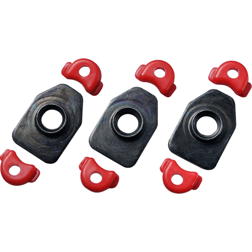 CLEAT NUT FOR SH-RC900, 3 NUTS W/ 6 SPACERS