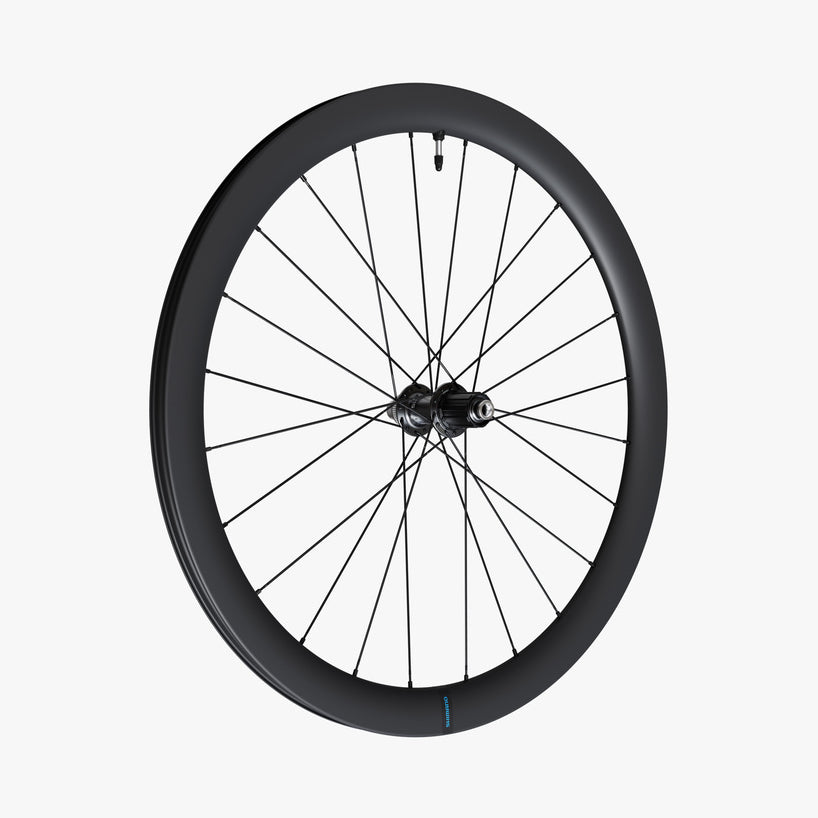 WHEEL, WH-RS710-C46-TL, F:24H/R:24H, FOR 11/12S, OLD:100/142MM, F/R:12MM E-THRU, TUBELESS, W/TUBELESS TAPE, FOR CL DISC