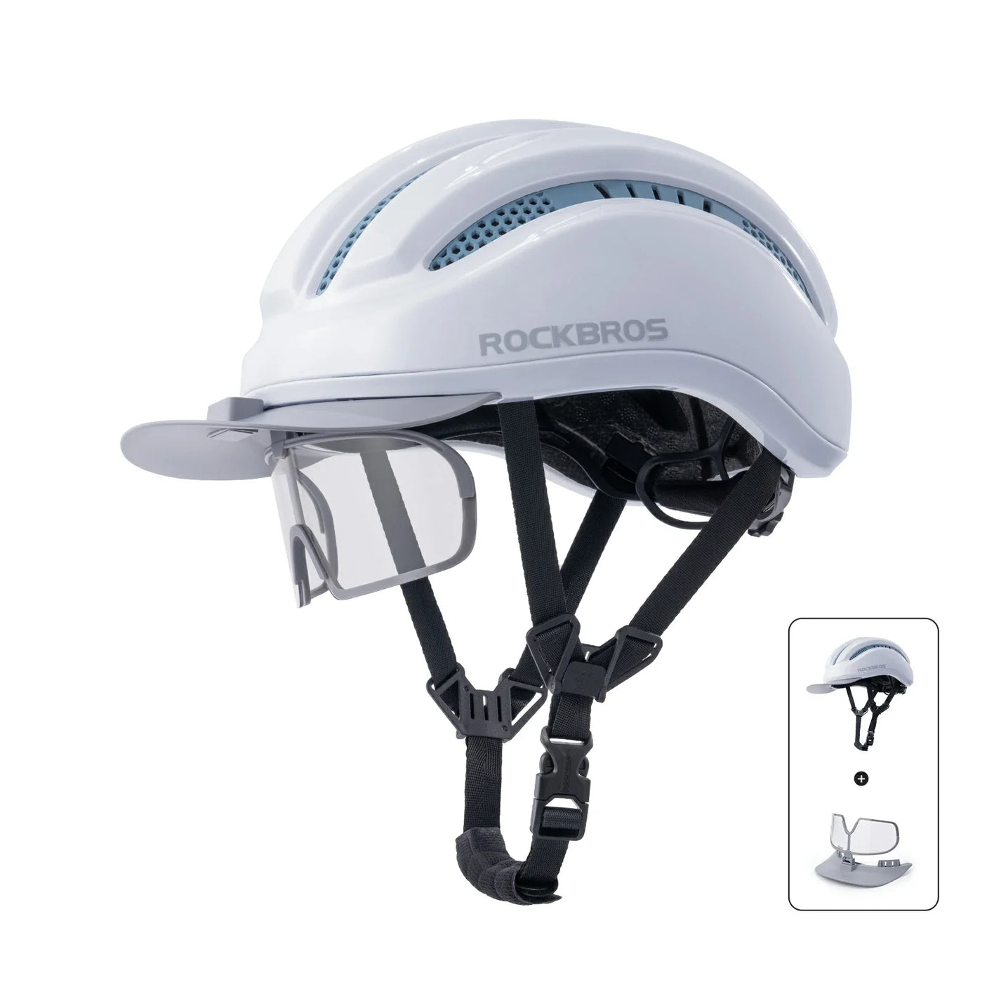 Bike Cycling Helmet with Magnetic Visor