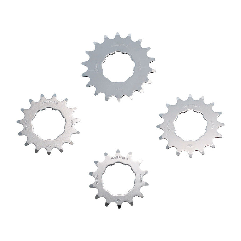 CASSETTE SPROCKET, SHIMANO DX(98)CS-MX66 SINGLE 14T CHROME PLATED W/O SPACER & LOCK RING