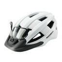 Bike Helmet with Photochromic Visor USB Rechargeable Tail Light