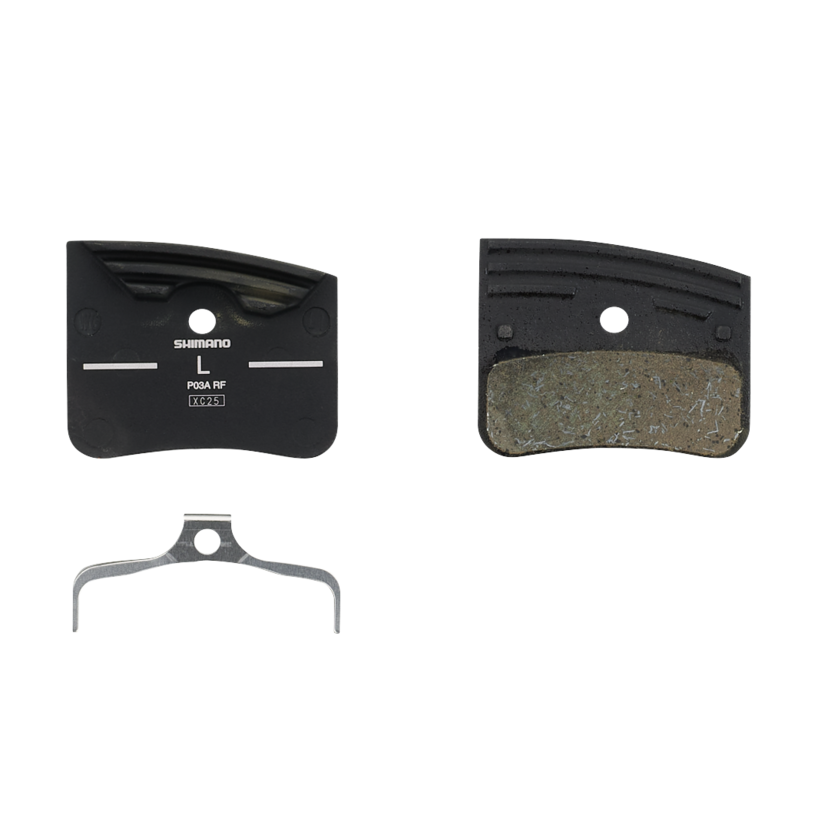 RESIN PAD W/FIN (P03A-RF), PAD SPRING, 1 PAIR