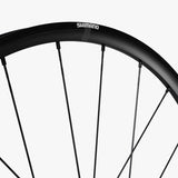 WHEEL, WH-RX180-700C, REAR, 24H, FOR 10-12-S, OLD:142MM, R:12MM E-THRU, TUBELESS, W/TUBELESS TAPE, FOR CL DISC