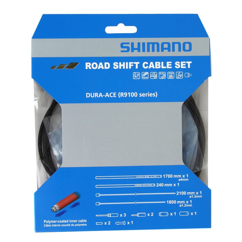 ROAD SHIFT CABLE SET POLYMER COATED FOR R9100, OT-RS900 INCLUDED - GREY