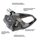 PEDAL, PD-R9100, DURA-ACE, SPD-SL, W/CLEAT (SM-SH12), 4MM LONGER AXLE
