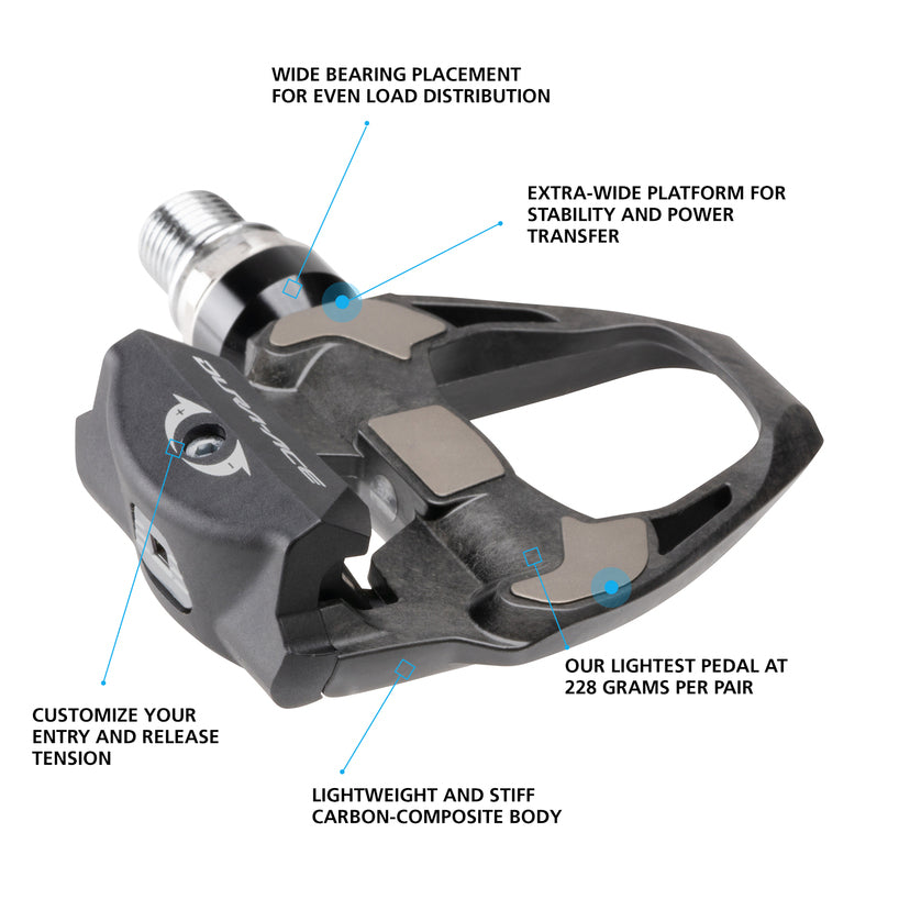 PEDAL, PD-R9100, DURA-ACE, SPD-SL, W/CLEAT (SM-SH12)
