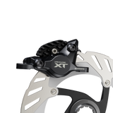 HYDRAULIC DISC BRAKE, BR-M8200, XT, FRONT OR REAR, W/O ADAPTER, W/J04C-MF METAL PAD (W/FIN)