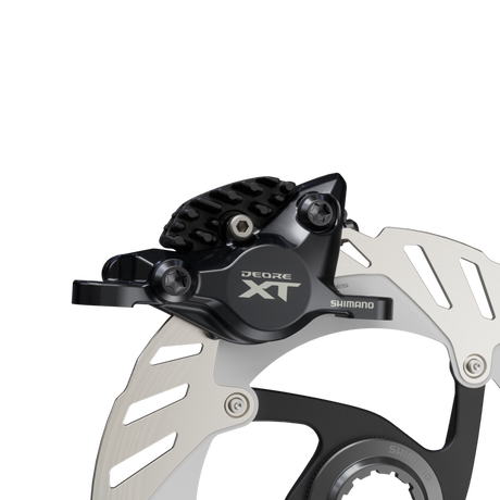 HYDRAULIC DISC BRAKE, BR-M8200, XT, FRONT OR REAR, W/O ADAPTER, W/J04C-MF METAL PAD (W/FIN)