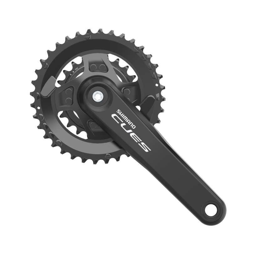 FRONT CHAINWHEEL, FC-U4010-2B, CUES, FOR REAR 9/10/11-SPEED, 2-PCS FC,170MM, 36-22T W/O CG, W/O BB PARTS, CHAIN LINE 3MM OUTBOARD