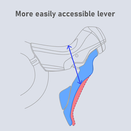 BRAKE LEVER, BL-U6030-L, CUES, LEFT, FOR HYDRAULIC DISC BRAKE