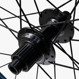 WHEEL, WH-MT620-B-27.5, FRONT, RIM:27.5, 24H, F:15MM E-THRU, TUBELESS, OLD:110MM, BLACK, W/ STANDARD STICKER, CL DISC