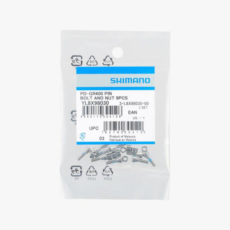 PD-GR400 PIN BOLT AND NUT 9 PCS