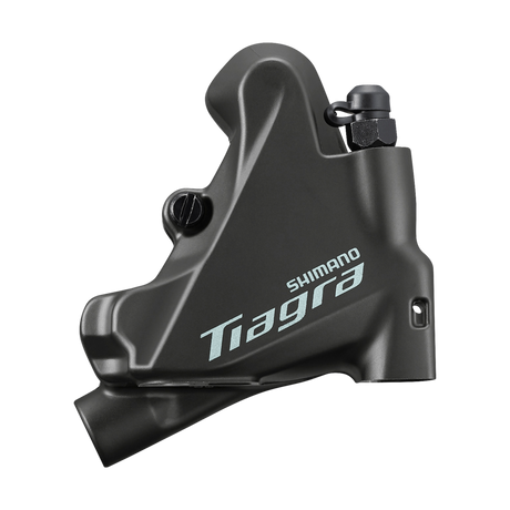HYDRAULIC DISC BRAKE, BR-4770, TIAGRA, FRONT, FLAT MOUNT, W/ADAPTER FOR 140/160MM ROTOR,W/L03A RESIN PAD(W/FIN)