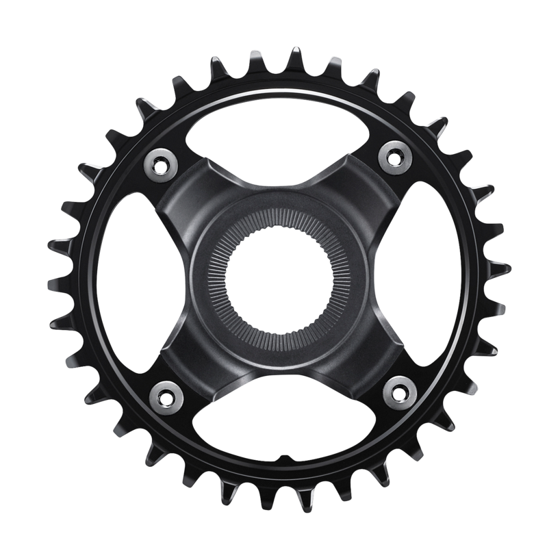 CHAINRING, SM-CRE80-12-B, 36T W/O CG, FOR CHAIN LINE 55MM, BLACK