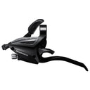 SHIFT/BRAKE LEVER, ST-EF500-2L, LEFT 2-SPEED, 1800MM INNER, EZ-FIRE PLUS, 4F-ALLOY, FOR V-BRAKE (NEED POWER MODULATOR), BLACK