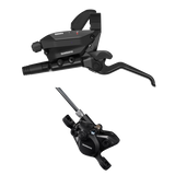 DISC BRAKE ASSEMBLED SET/J-kit, ST-EF515(2L), BR-MT200(F), W/O ADAPTER, RESIN PAD, W/CONNECTER INSERT, 1000MM HOSE (SM-BH59-SS BLACK), 600MM SP41 OUTER