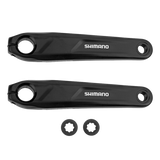 CRANK ARM SET, FC-EM600, 175MM, W/O CHAINRING, W/O CG, CHAIN CASE NOT COMPATIBLE, BLACK