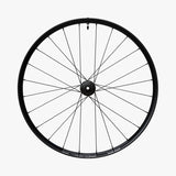 WHEEL, WH-MT620-B-29, F&R:24H, FOR 12S, F:15/R:12MM E-THRU, TUBELESS, OLD:110/148MM, BLACK, W/ STD STICKER, CL DISC
