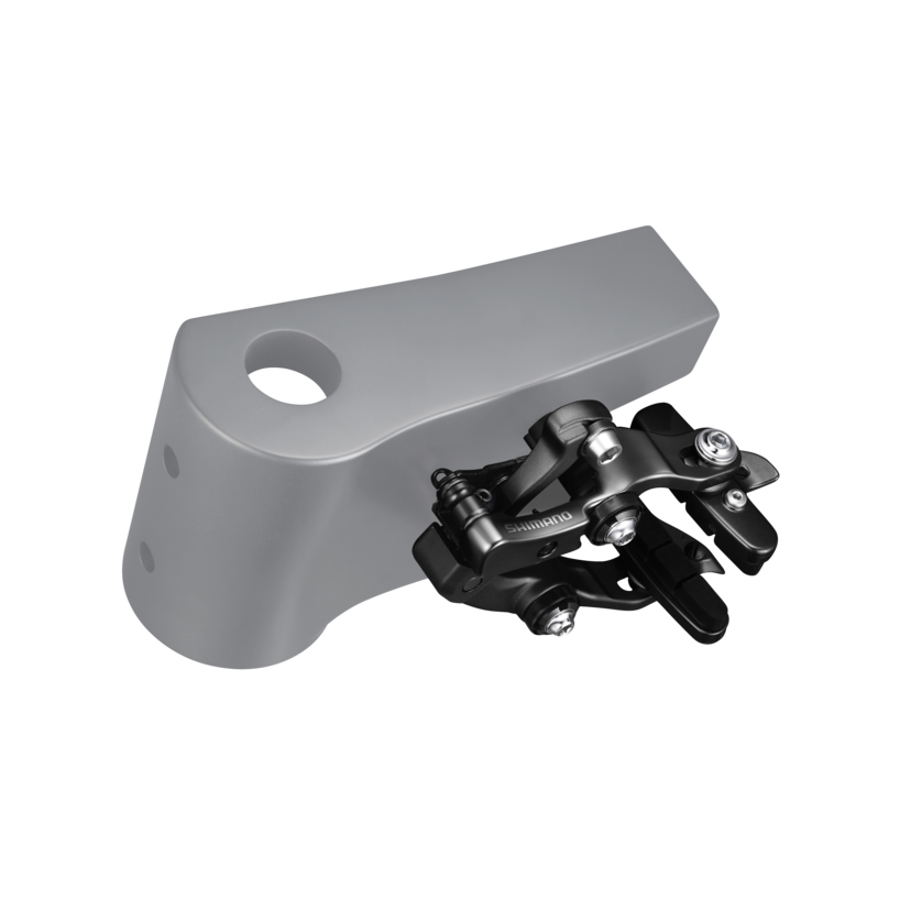 CALIPER BRAKE, BR-RS811-R, REAR, DIRECT MOUNT TYPE, CS51, SHOE: R55C4, BLACK