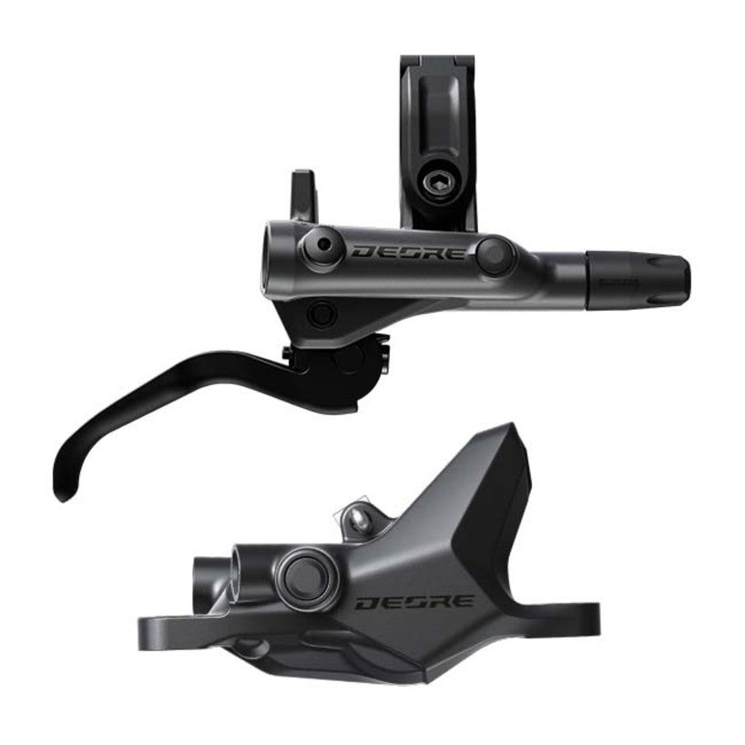 DISC BRAKE ASSEMBLED SET/J-kit, DEORE, BL-M6200(R), BR-M6200(R), W/O ADAPTER, METAL PAD(W/O FIN), 1700MM HOSE(SM-BH90-SS BLACK), W/CONNECTER INSERT