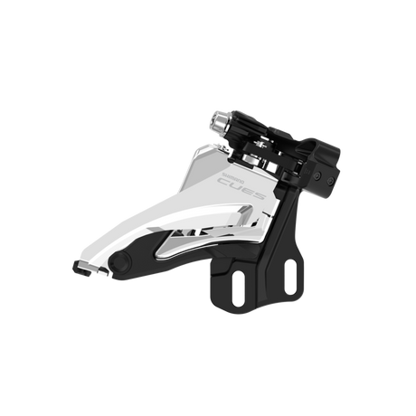 FRONT DERAILLEUR, FD-U4000-E, CUES, FOR 2X9/10, SIDE SWING, FRONT-PULL, E-TYPE (W/O BB PLATE), CS-ANGLE: 64-69, FOR TOP GEAR: 36T/40T, CL: 48.8/51.8MM