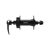 FRONT HUB, HB-QB400, FOR DISC BRAKE (6 BOLT) 36H, QR:133MM(BLACK), OLD:100MM, BLACK